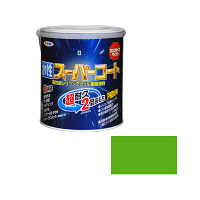 アサヒペン　水性スーパーコート　1.6L　若草色　（直送品）