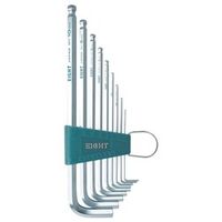 エイト 六角棒スパナ ボールポイント エキストラロング シルク印刷付 セット BHSー9X BHS-9X 1セット（直送品）