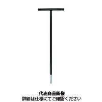 エイト T型 六角棒スパナ 鉄ハンドル 首下500mm 単品 ST500ー5 ST500-5 1本（直送品）