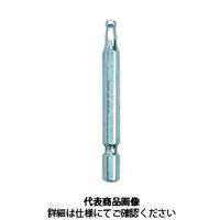 エイト 六角棒ビット テーパーヘッド 対辺6.35mm 溝13mm 単品 EAー66 4MMX65 EA-66 1セット(2本)（直送品）