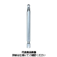 エイト 六角棒ビット テーパーヘッド 対辺8mm 溝13mm 単品 EAー68 8MMX100 EA-68 1セット(2本)（直送品）