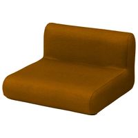 【軒先渡し】オリバー 座椅子 高さ100mm ビニールレザー　ブラウンオレンジ S・CZ-400・HI・CL-20I 1台　（直送品）