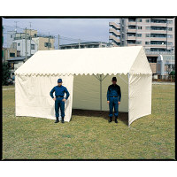 東京都葛飾福祉工場 OK式テント 2×3間型 屋根幕付+四方幕付 6257 1個（直送品）