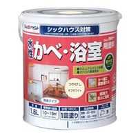 アトムサポート 水性かべ・浴室用塗料 1.6L オフホワイト 4971544134048 1セット(2缶)（直送品）