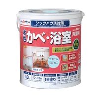 アトムサポート 水性かべ・浴室用塗料 1.6L ライトブルー 4971544134116 1セット(2缶)（直送品）