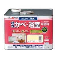 アトムサポート 水性かべ・浴室用塗料 7L アイボリー 4971544135038 1缶（直送品）