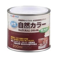 アトムサポート 水性自然カラー(天然油脂ステイン) 200ML レッドオーク 4971544086156 1セット(6缶)（直送品）