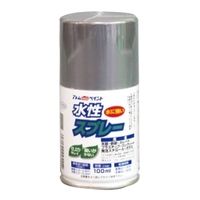 アトムサポート 水性スプレー 100ML シルバー 4971544095554 1セット(12本)（直送品）