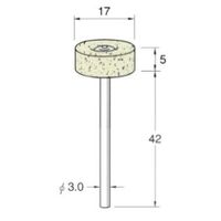 日本精密機械工作 異形状軸付フェルトバフ F7391 1パック(5個)（直送品）