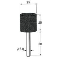日本精密機械工作 軸付砥石 G6553 1パック(5個)（直送品）