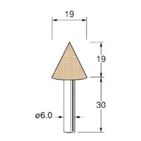 日本精密機械工作 軸付砥石 G6614 1パック(5個)（直送品）
