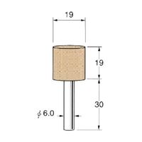 日本精密機械工作 軸付砥石 G6621 1パック(5個)（直送品）