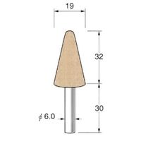 日本精密機械工作 軸付砥石 G6623 1パック(5個)（直送品）