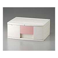 アズワン トレイBOX(鍵付) A3用ピンク 470×360×205mm 302H 1個 0-5347-03（直送品）