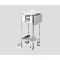 アズワン ナビスメイトワゴン A4引出し黒タイプ 補助天板付 364×398×867mm NM-A404HST 1台 0-7921-02（直送品）