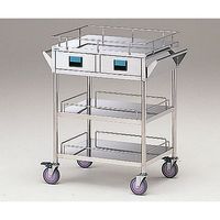 アズワン カラフルカート 3段ー青 600×450×855mm K3S-B 1台 0-3442-02（直送品）