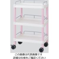 松吉医科器械 クラシックカート（3段/ピンク）Y-101FP 24-3807-00 1台