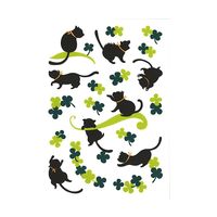 サンコーマーク工業 ウォールステッカー ねこの休日 PWS-127 1セット(3枚) 8-6409-03（直送品）