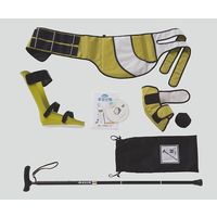 特殊衣料 疑似体験セット (まなび体・片マヒ用) 25~27 3010L(オレンジ) 1セット 8-6692-02（直送品）