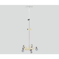 新井製作所 低重心イルリガートル台(ワイド5脚) 2本架 U型 NT662G-5A 1個 8-7102-13（直送品）