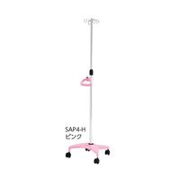 アズワン イルリガードルスタンド(ネスティングタイプ) 4本架 ピンク SAP4-H 1個 8-8290-01（直送品）