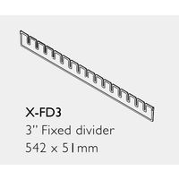 アズワン 救急カート［LUXE］用 仕切板（上段用・横） X-FD3 1セット（3枚） 8-1341-14（直送品）