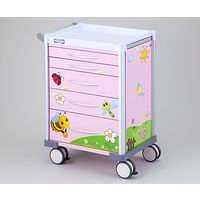 アズワン 小児科用カート(LUXE) ピンク 690×540×930mm LX3405PRO 1台 8-3304-01（直送品）