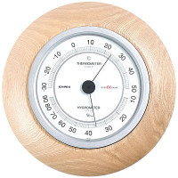 ササキ工芸 温湿度計 EX 置き掛け時計 [温湿度] 直径165mm TH/HY-EX27-A 1個（直送品）
