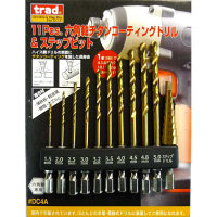 三共コーポレーション　trad11P六角ドリル＆ステップビット　DC4A　（直送品）