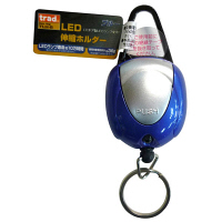 安全帯部品 TRAD LED付伸縮ホルダー ブルー TLH-B 1個 SANKYO(三共コーポレーション)（直送品）