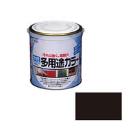 アサヒペン　AP　水性多用途カラー　0.7L　ツヤ消し黒　as73　（直送品）