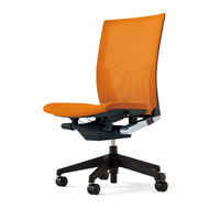 【設置込】イトーキ　Vento（ヴェント）チェア　肘なし　プレーンメッシュ（ランバーサポート付）　ブラックフレーム　ブラック樹脂脚　背座：アンバーオ （直送品）