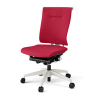 【設置込】イトーキ　セレーオチェア　クロスタイプ　肘なし　ハンガーなし　ホワイトフレーム　ホワイト樹脂脚　背座ラズベリーレッド　1脚（直送品）