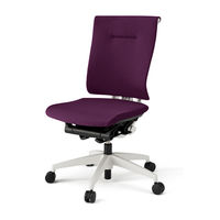 【設置込】イトーキ　セレーオチェア　クロスタイプ　肘なし　ハンガーなし　ホワイトフレーム　ホワイト樹脂脚　背座プラムパープル　1脚（直送品）