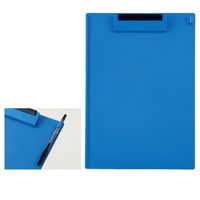 東京クラウン クリップボード(B5・タテ) 青 87318202 1箱(15個入) 24-3511-00-02（直送品）