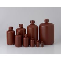 コクゴ PE細口瓶 茶 250ml (60本入) 101-5830401 1箱(60個)（直送品）