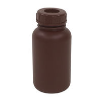 コクゴ PE広口瓶 茶 250ml 101-5850402 1セット（40個：1個×40本）（直送品）