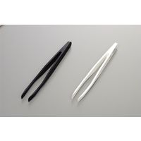 コクゴ PBTPピンセット K35a 黒 PBTP製 全長120mm 110-06610 1セット（2個）（直送品）