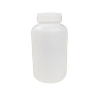 コクゴ PE広口瓶 白 3L 101-5840802 1セット(10個:1個×10本)（直送品）