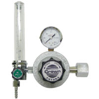 ユタカ 中流量配管用流量計付圧力調整器 FRーIHーP 酸素用 FR-IH-P 1個（直送品）