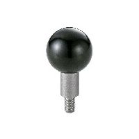 鍋屋バイテック(NBK) プラスティックボール回転グリップ（おねじ） GPBS-6 1個（直送品）