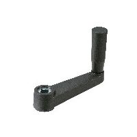 鍋屋バイテック(NBK) プラスティッククランクハンドル HGPC-80-B10 1個（直送品）