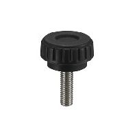 鍋屋バイテック(NBK) FA関連 ノブ・つまみ ディンプルノブ KDMS-32-M8-40-WH 1個（直送品）