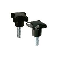 鍋屋バイテック(NBK) FA関連 ノブ・つまみ 十字ノブ（おねじ） KJM-63-M12-40 1個（直送品）