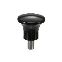 鍋屋バイテック(NBK) FA関連 ノブ・つまみ マッシュルームノブ KMM-21-M6 1個（直送品）