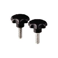 鍋屋バイテック(NBK) FA関連 ノブ・つまみ セブンロブノブ ー パッドつき KSPMS-50-M10-25-PL 1個（直送品）