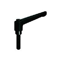 鍋屋バイテック(NBK) クランプレバー（おねじ） LDM-6-32-BK 1個（直送品）