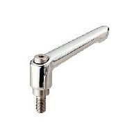 鍋屋バイテック(NBK) クランプレバー（おねじ） LDMS-16-80-CR 1個（直送品）