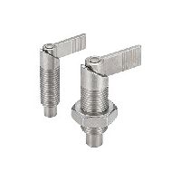 鍋屋バイテック(NBK) プランジャー インデックスプランジャ（ステンレス製） レバータイプ PXVS-8-M12C-AK 1個（直送品）