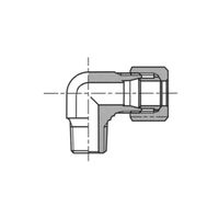 イハラサイエンス KLN エルボニップル （おす） KLN15-R1/2-B-1 1セット（3個）（直送品）